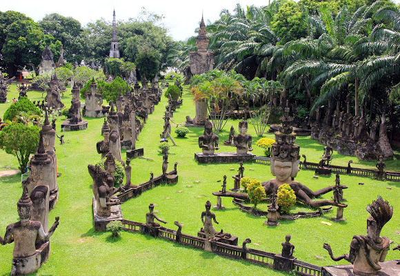 Viaje a Laos: Buddha Park en Vientiane