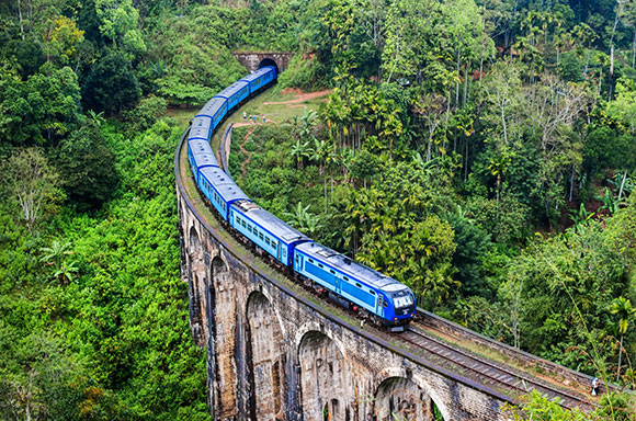 Viaje en tren por Sri Lanka