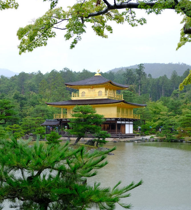 Opinión de Monica del viaje a Japón: Templo de oro de Kinkaku-ji en Kioto