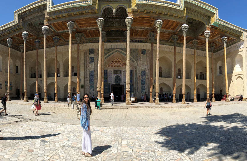 El viaje a Uzbekistan de Miriam y Jaime: Mezquita en Bukhara